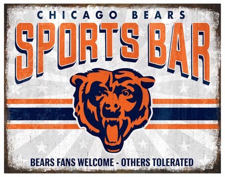 Bears Team Sports Bar Sign