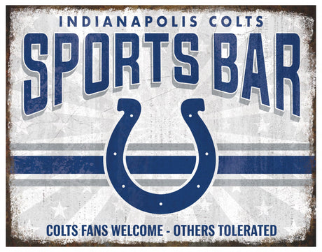 Colts Team Sports Bar Sign
