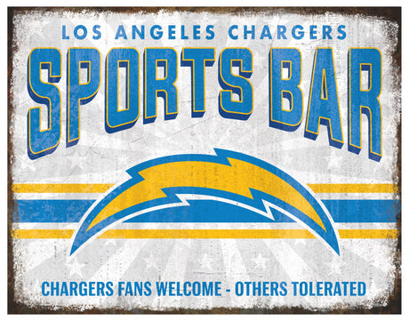 Chargers Team Sports Bar Sign