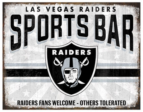 Raiders Team Sports Bar Sign