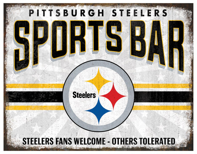 Steelers Team Sports Bar Sign