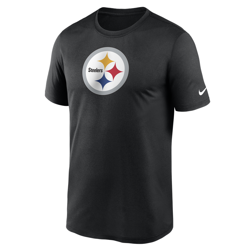 Steelers Nike Logo Essential T-Shirt - Black