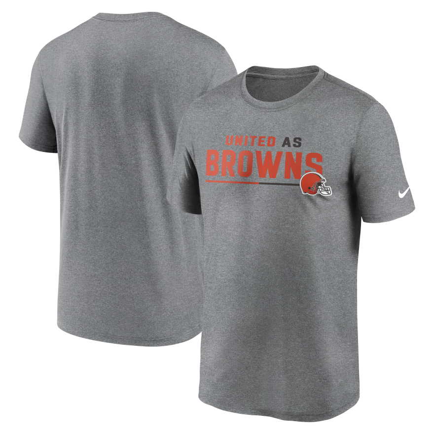 Browns Nike Team Shoutout T-shirt - Gray