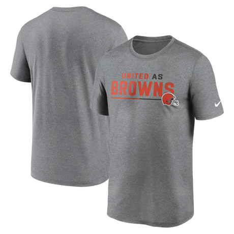 Browns Nike Team Shoutout T-shirt - Gray