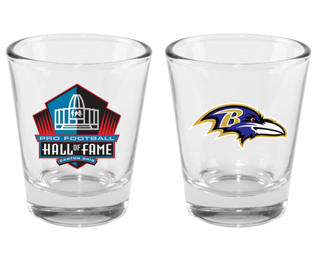 Ravens Hall of Fame Shot Glass