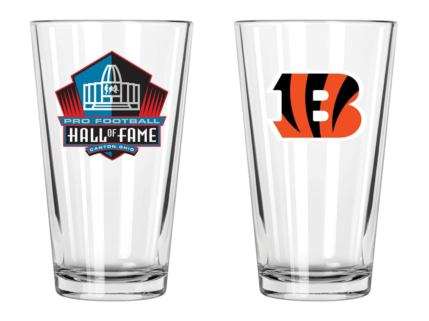 Bengals Hall of Fame Pint Glass – Pro Football Hall of Fame