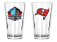 Buccaneers Hall of Fame Pint Glass