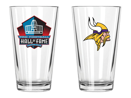 Vikings Hall of Fame Pint Glass