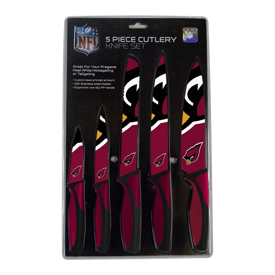 Cardinals 5-Piece Stainless Steel Cutlery Knife Set