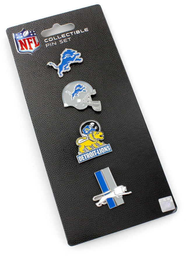 Lions Logo Evolution 4-Pin Set