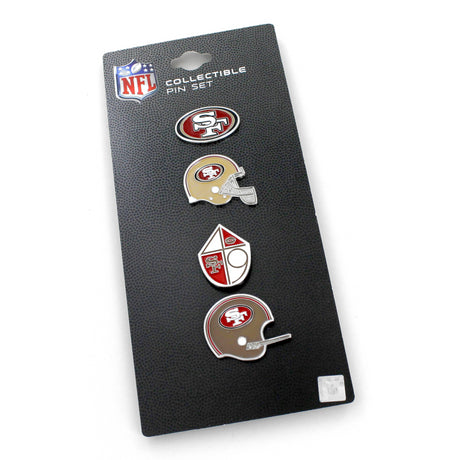 49ers Logo Evolution 4-Pin Set