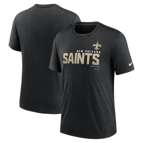 Saints Nike Tri-Blend Team Name T-Shirt