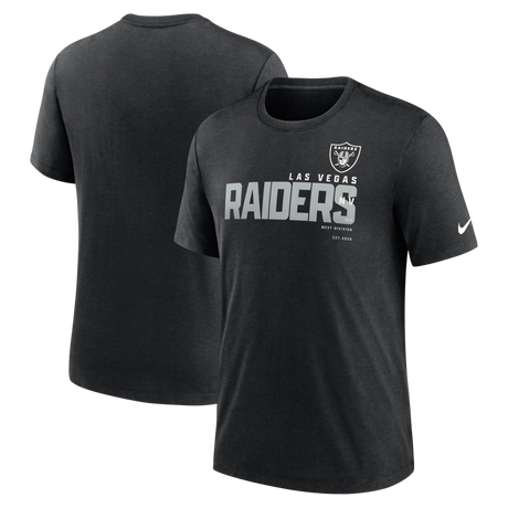 Raiders Nike Tri-Blend Team Name T-Shirt