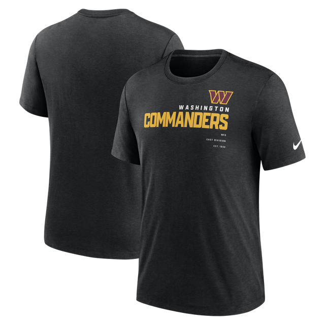 Commanders Nike Tri-Blend Team Name T-Shirt