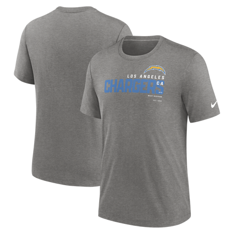 Chargers Nike Tri-Blend Team Name T-Shirt