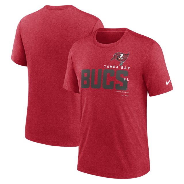 Buccaneers Nike Tri-Blend Team Name T-Shirt