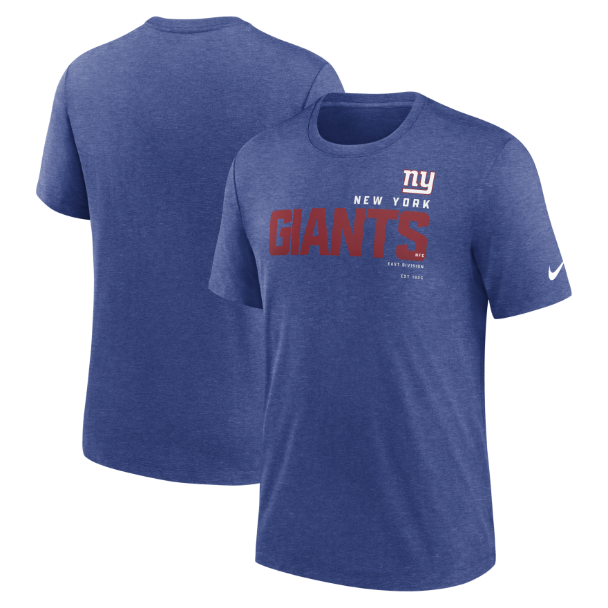 Giants Nike Tri-Blend Team Name T-Shirt