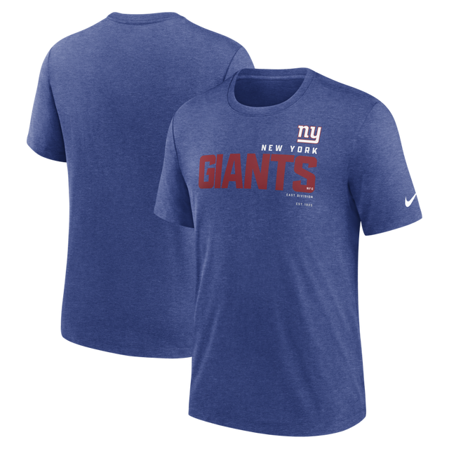 Giants Nike Tri-Blend Team Name T-Shirt