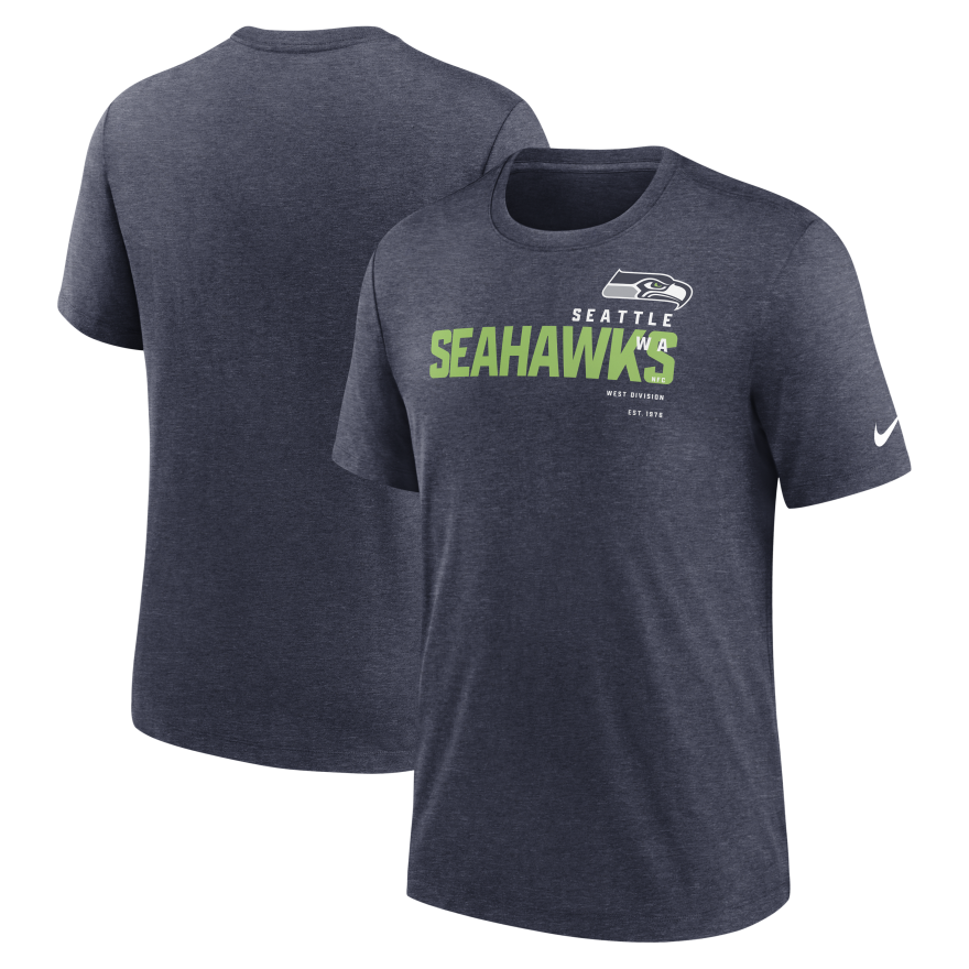 Seahawks Nike Tri-Blend Team Name T-Shirt