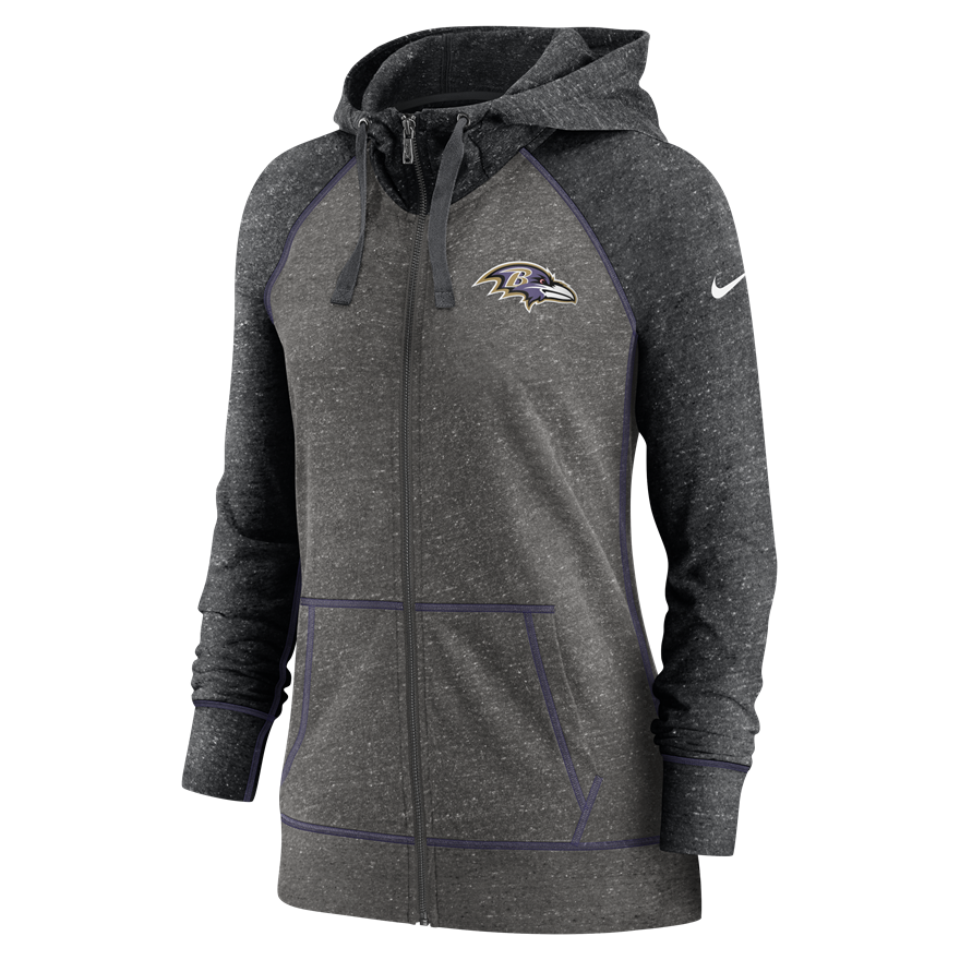 Ravens Nike Women's Vintage Full Zip