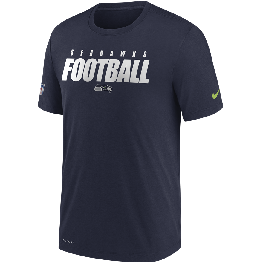 Seahawks Nike Dri-Fit Cotton Football All T-Shirt