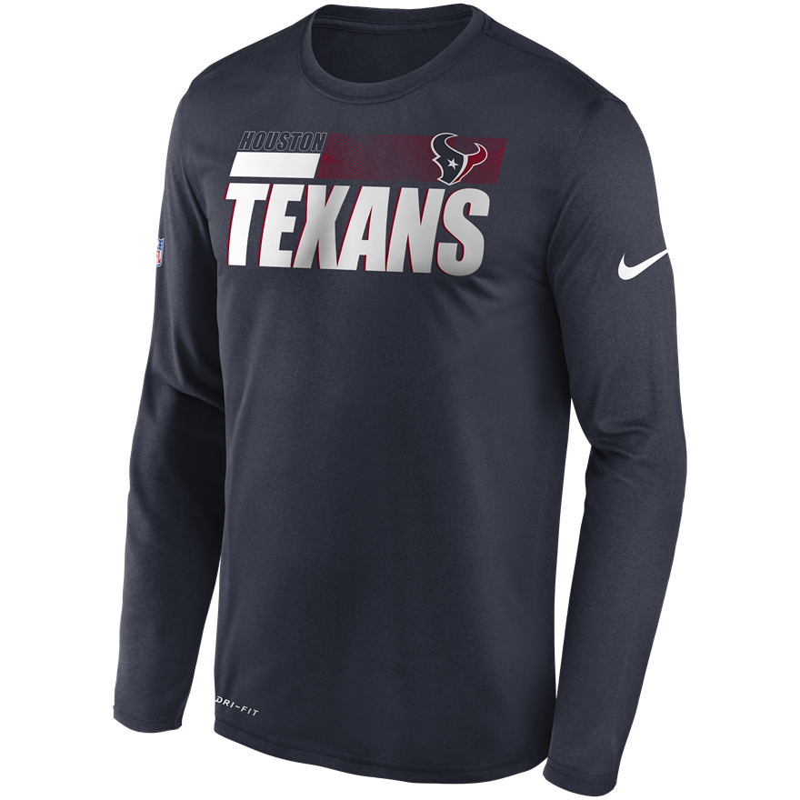 Texans Nike Legend Sideline Long-Sleeve T-shirt