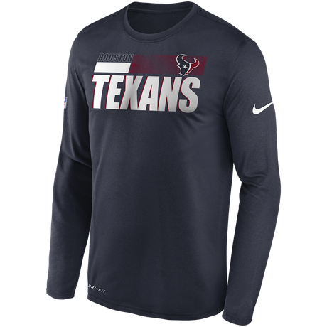 Texans Nike Legend Sideline Long-Sleeve T-shirt