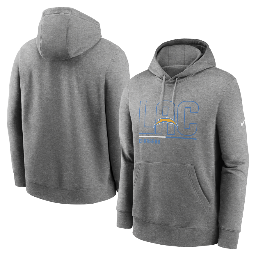 Chargers Nike City Code Club Fleece Pullover Hoodie