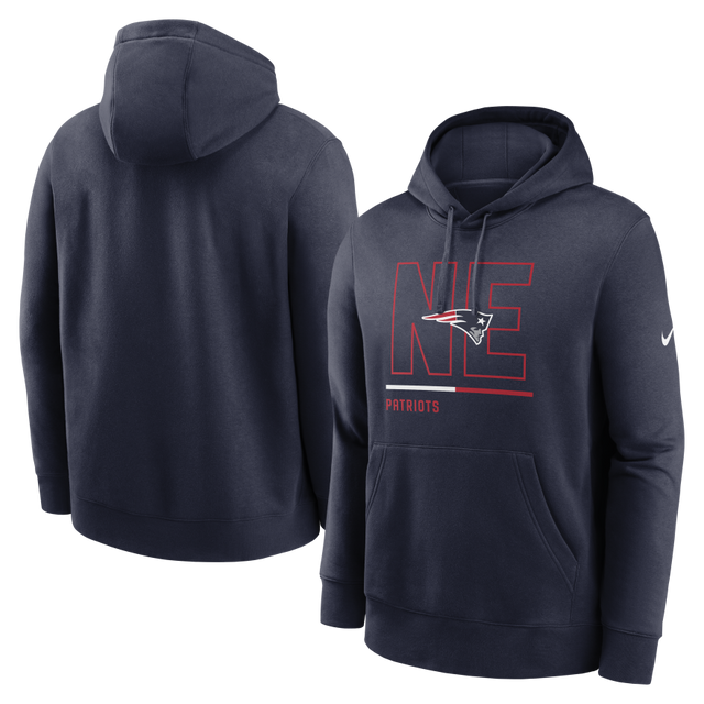 Patriots Nike City Code Club Fleece Pullover Hoodie