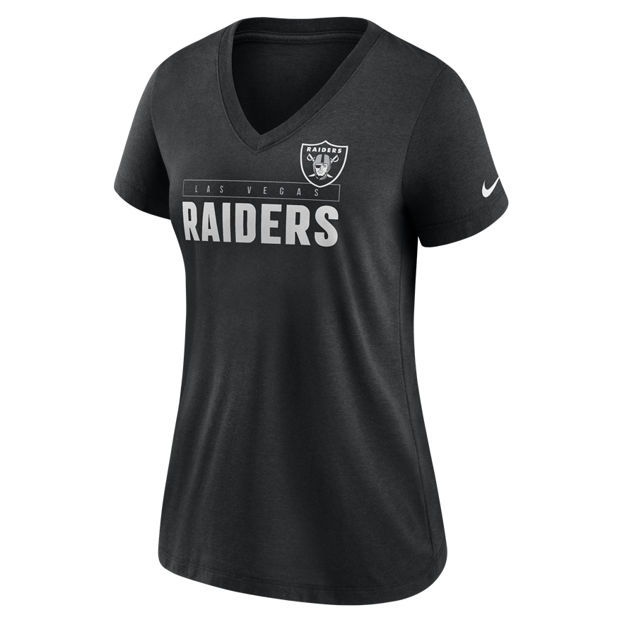 Raiders Women's Nike V-neck T-shirt