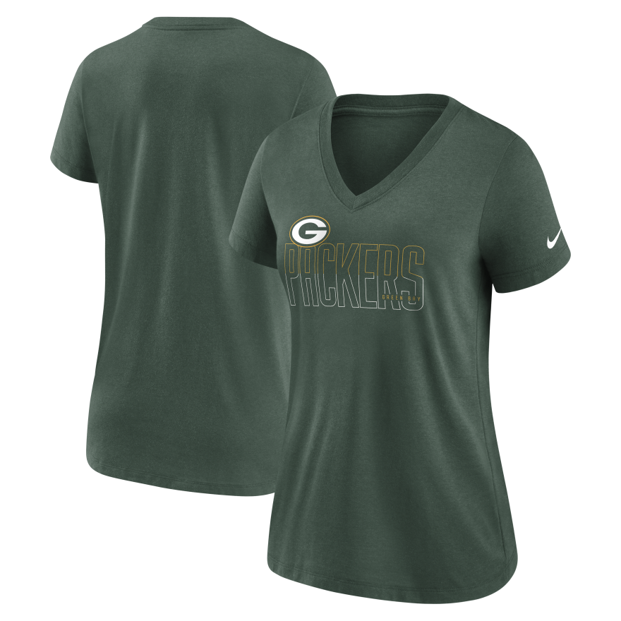 Packers Women's Nike Lockup Split T-shirt