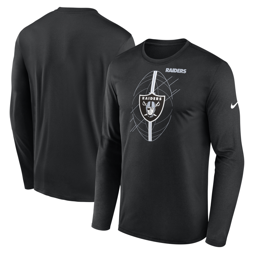 Raiders Long Sleeve Icon Nike T-Shirt