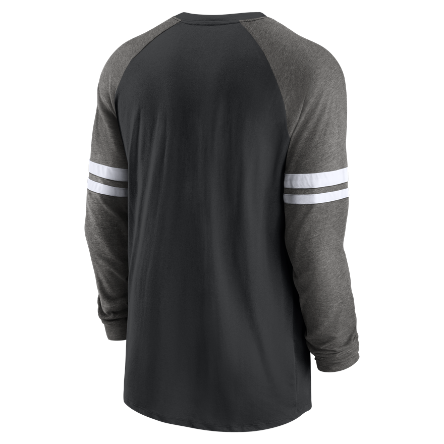 Ravens Nike Dri-Fit Raglan Long Sleeve T-Shirt