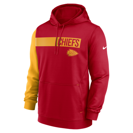 Chiefs Nike Colorblock Performance Pullover Hoodie