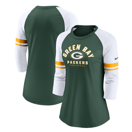 Packers Women's Fashion Sleeve Nike T-Shirt