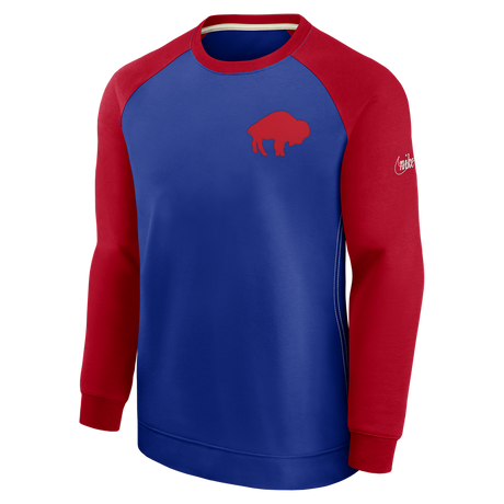 Bills Nike Dri-Fit Raglan Crew Sweatshirt