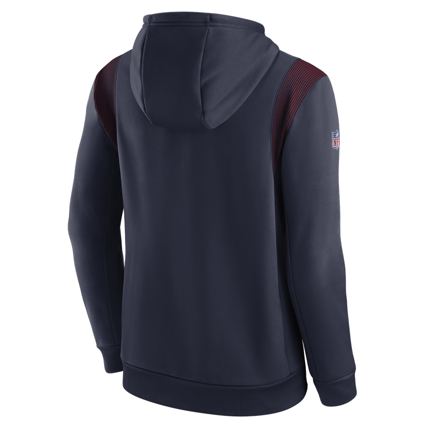 Patriots Nike Sideline Logo Performance Pullover Hoodie