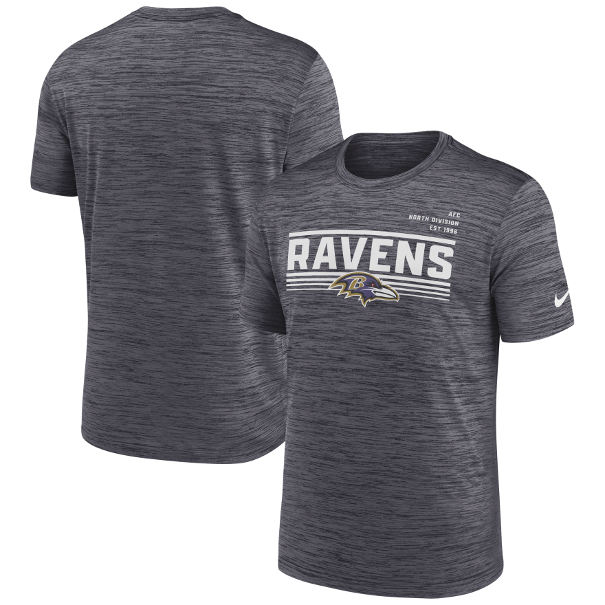 Ravens 2023 Yardline Performance T-Shirt