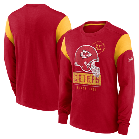 Chiefs Nike 2022 Historic Slub Long Sleeve T-Shirt
