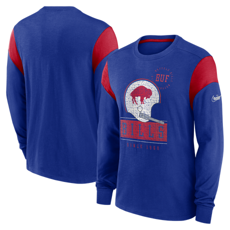 Bills Nike 2022 Historic Slub Long Sleeve T-Shirt