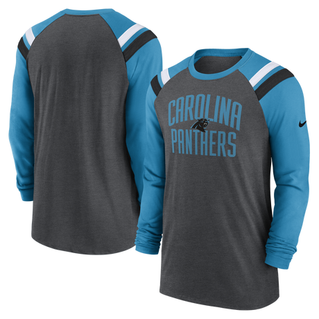 Panthers Nike Raglan Long Sleeve T-Shirt
