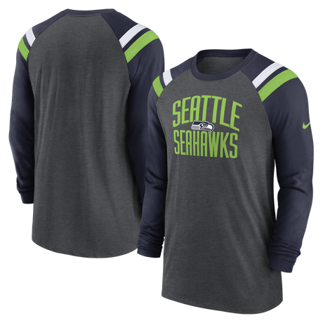 Seahawks Nike Raglan Long Sleeve T-Shirt