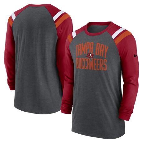 Buccaneers Nike Raglan Long Sleeve T-Shirt