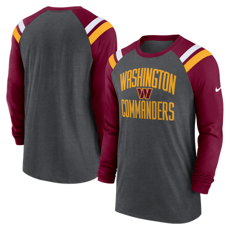 Commanders Nike Raglan Long Sleeve T-Shirt