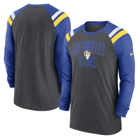 Rams Nike Raglan Long Sleeve T-Shirt