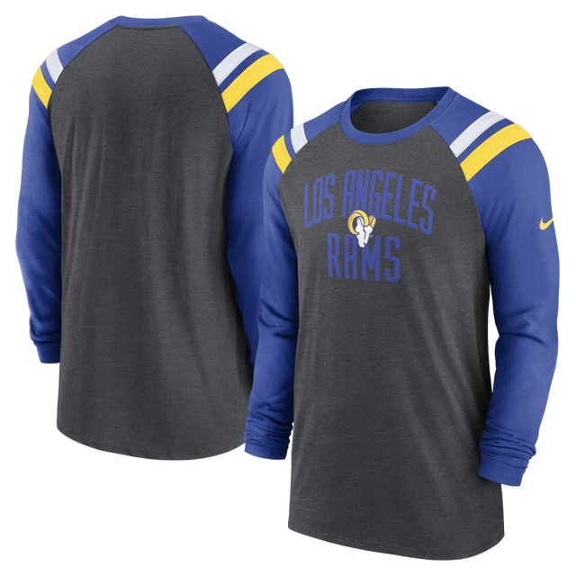 Rams Nike Raglan Long Sleeve T-Shirt