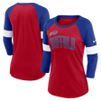 Bills Nike Women's Slub Raglan Long Sleeve T-Shirt