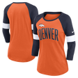 Broncos Nike Women's Slub Raglan Long Sleeve T-Shirt