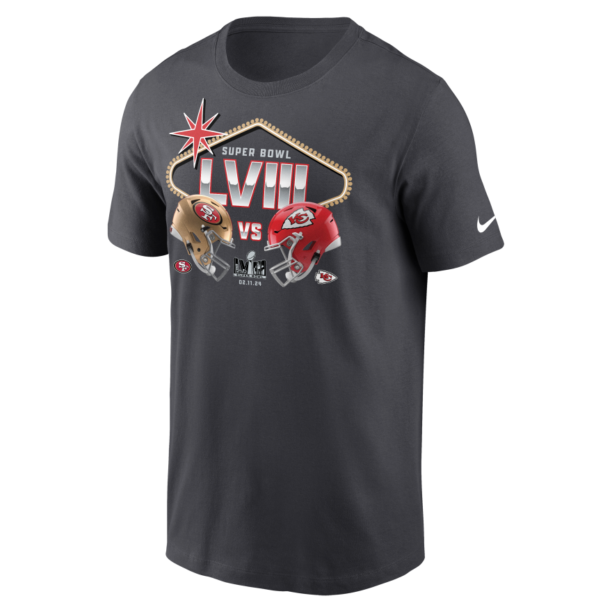 Super Bowl LVIII (58) Dueling Helmet T-Shirt