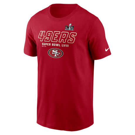 49ers NFC 2024 Super Bowl LVIII (58) Bound Iconic T-Shirt